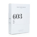 603: Leather / Incense / Tonka Perfume by Bon Parfumeur - Box