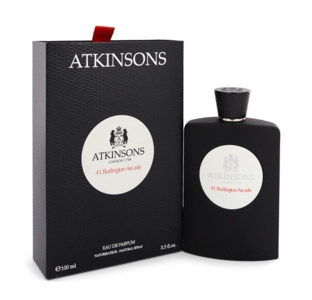 41 Burlington Arcade Perfume, Atkinsons Perfume by Atkinsons - Black Bottle, White Label and Box