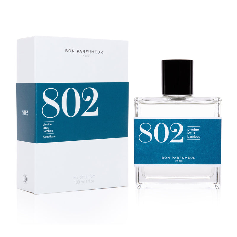 Scent Lounge | 802 : Peony / Lotus / Bamboo Perfume by Bon Parfumeur - Bottle & Box