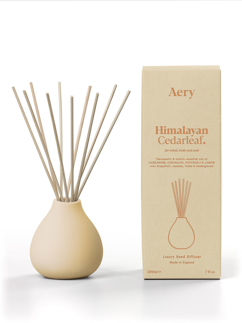 Aery | Himalayan Cedarleaf Reed Diffuser | Scent Lounge | Full Product White Background