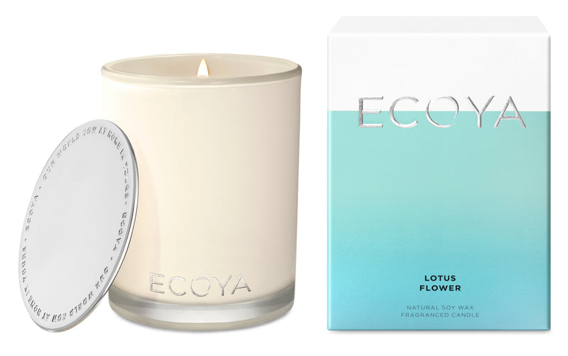 Lotus Flower Madison Candle by ECOYA - Candle and Box