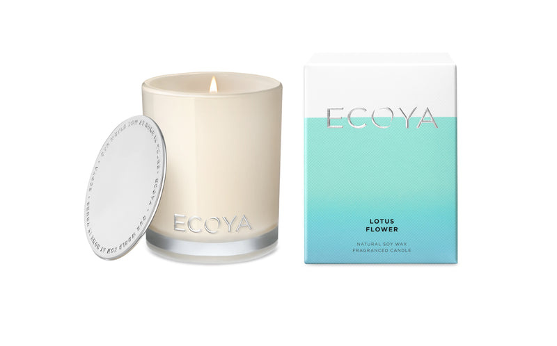 Lotus Flower Madison Candle by ECOYA - Mini Candle and Box