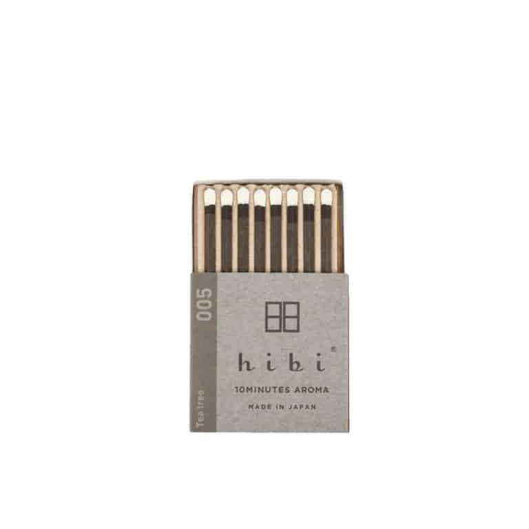 Scent Lounge Hibi Incense Matches Tea Tree Front