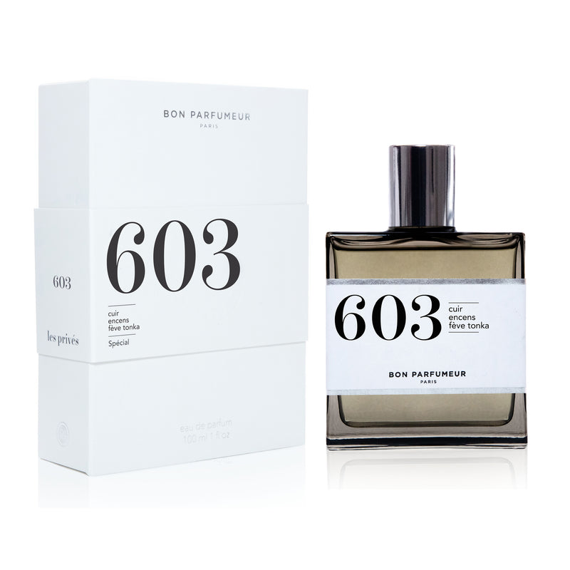 603: Leather / Incense / Tonka Perfume by Bon Parfumeur