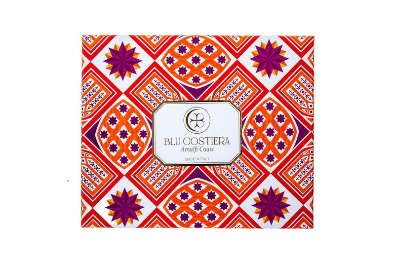 Amalfi Sunset Body Scrub Soap Dish set by Blu Costiera