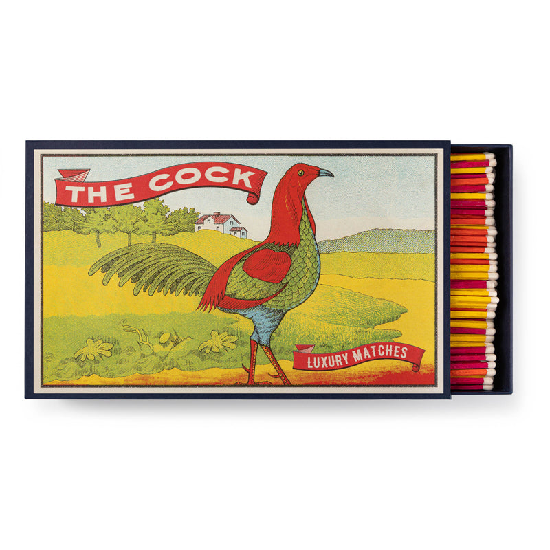 The Cock Giant Safety Matches Box by Archivist
