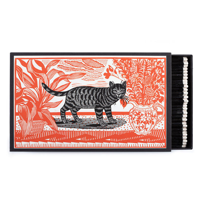 Sasha the Cat Safety Giant Matches Box by Archivist