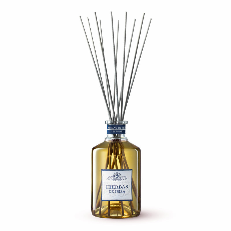 Hierbas de Ibiza | Reed Diffuser | Scent Lounge | Clear Bottle White Background