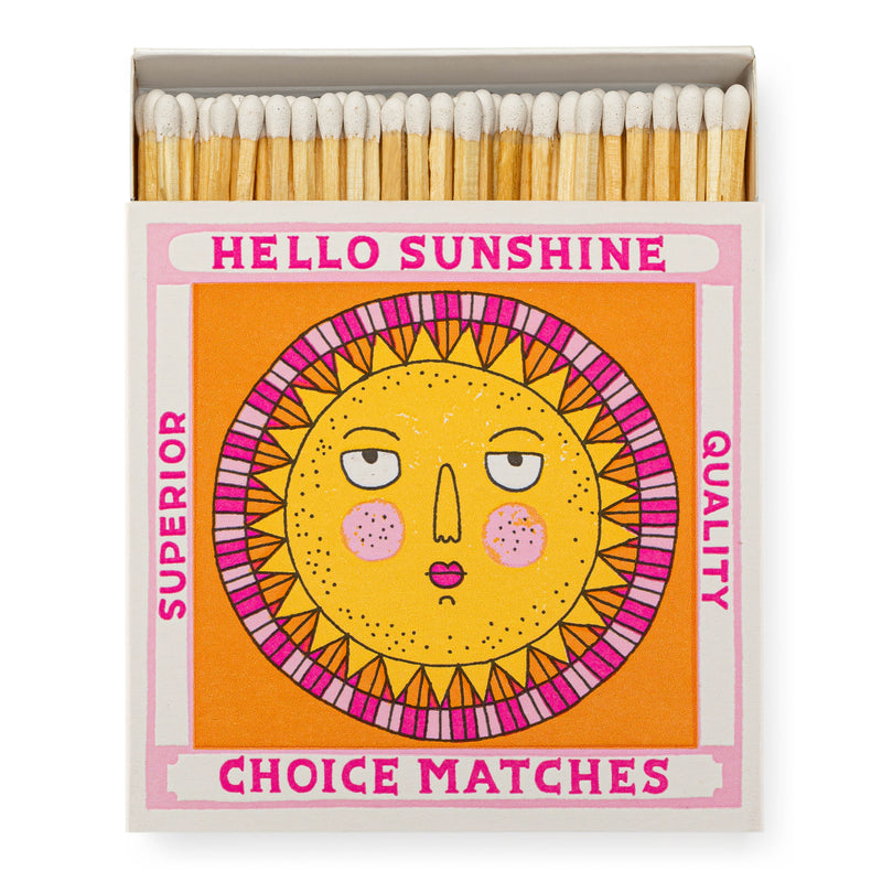 Hello Sunshine Safety Matches by Archivist