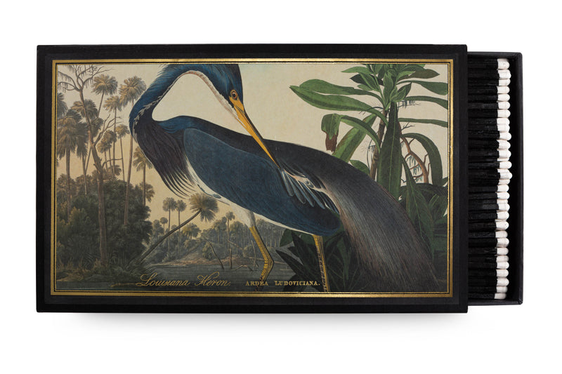 Louisiana Heron Giant Safety Matches Box by Archivist