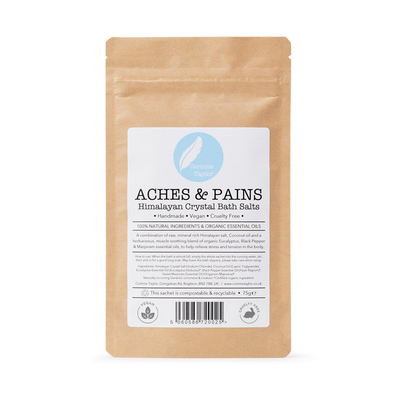 Aches & Pains Himalayan Bath Salts Sachet by Corinne Taylor