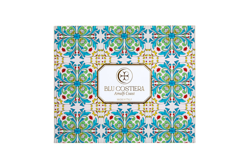 Morning In Ischia Body Scrub Soap Dish set by Blu Costiera