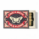 A Moth to a Flame Matches Box by The Matchbox Maker