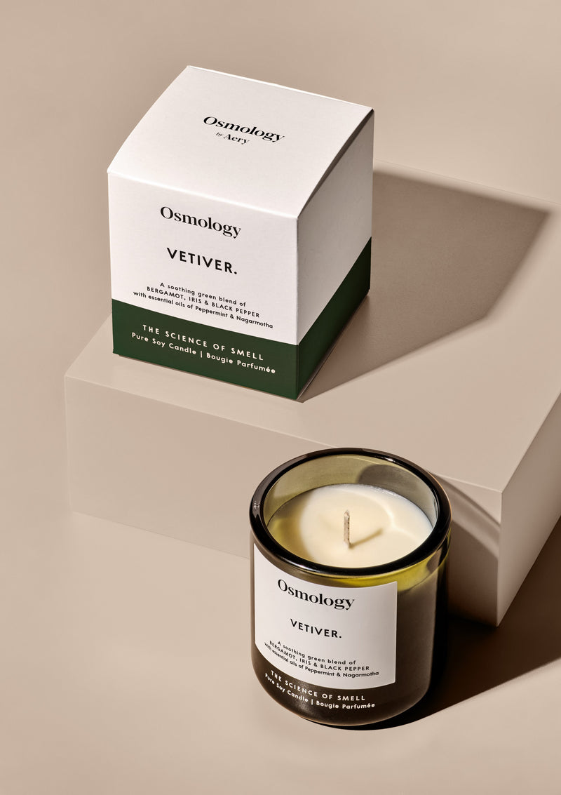 Vetiver Scented Candle by Osmology