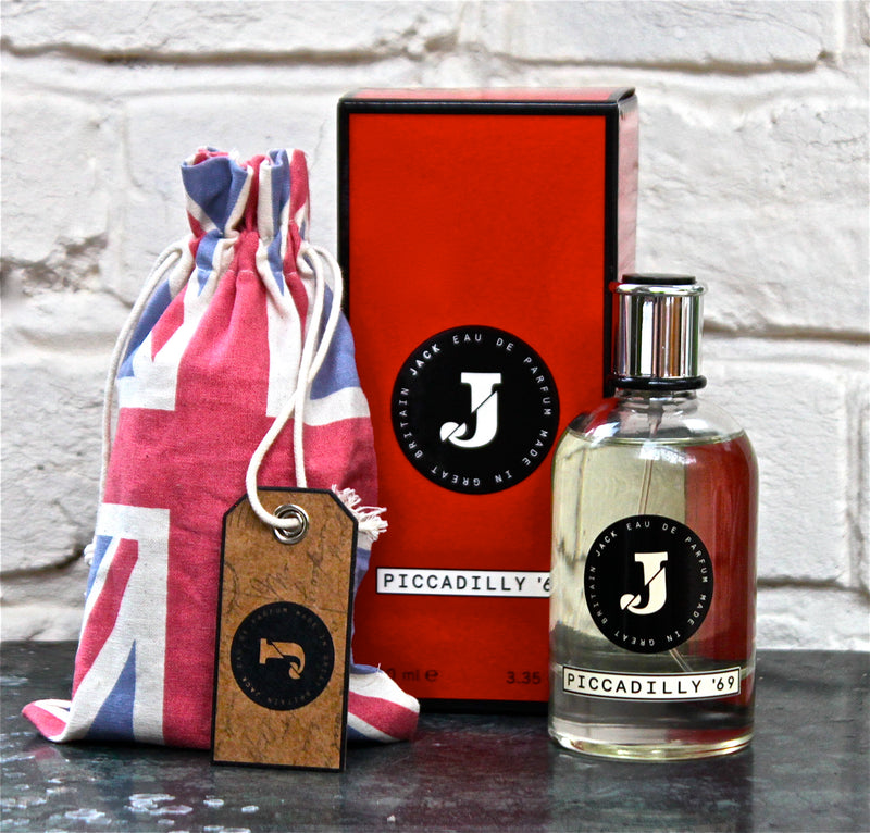 Jack | Piccadilly '69 Perfume | Scent Lounge | Bottle, Bag & Box Lifestyle Image