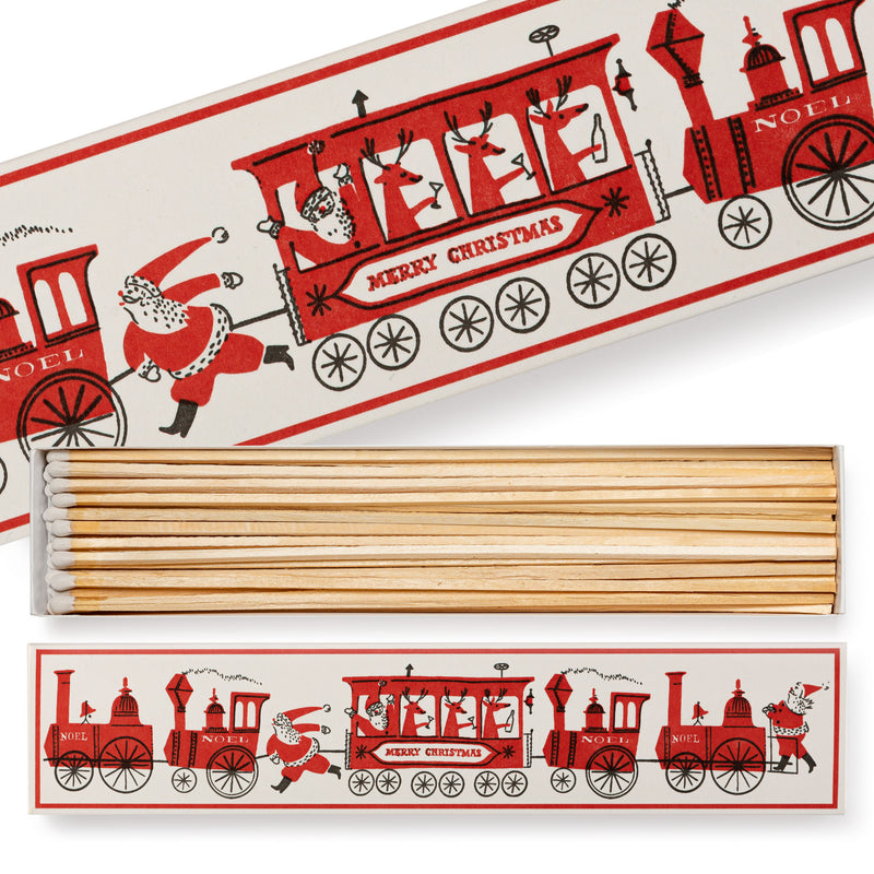 Santa Trains Safety Matches by Archivist