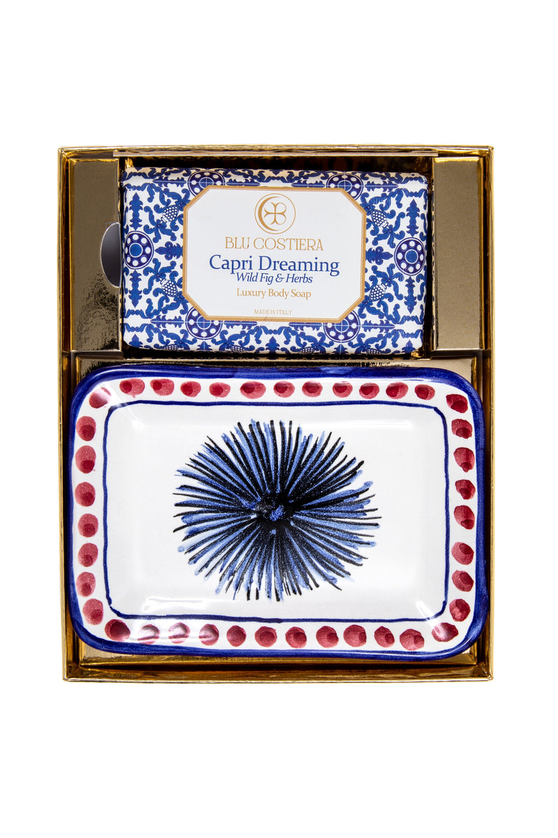 Capri Dreaming Soap Dish set by Blu Costiera