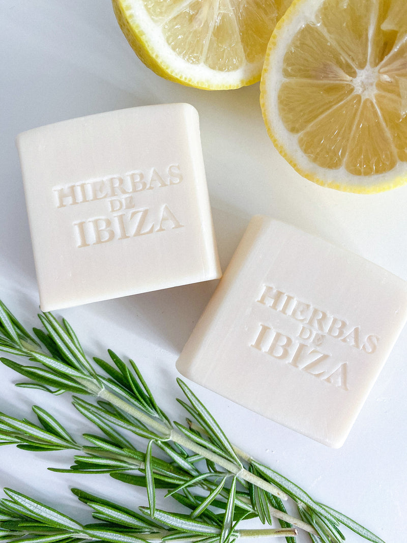 Hierbas de Ibiza | Soap Box Set | Scent Lounge | Lifestyle Image with Lemons