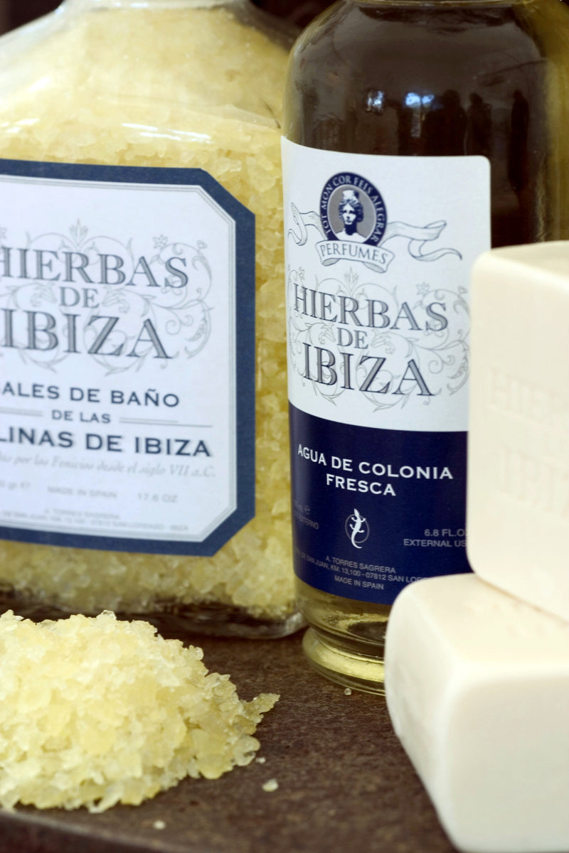 Hierbas de Ibiza | Bath Salts | Scent Lounge | Clear Bottle Lifestyle Image