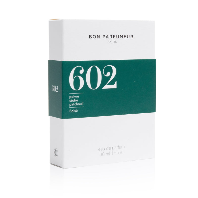602: Pepper / Cedar / Patchouli Perfume by Bon Parfumeur - Box
