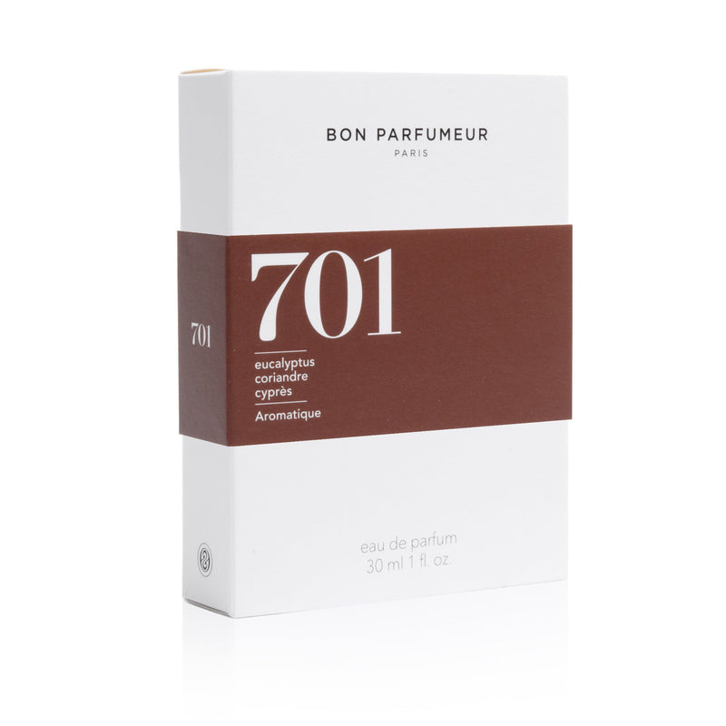701: Eucalyptus / Coriander / Cypress Perfume by Bon Parfumeur - Box