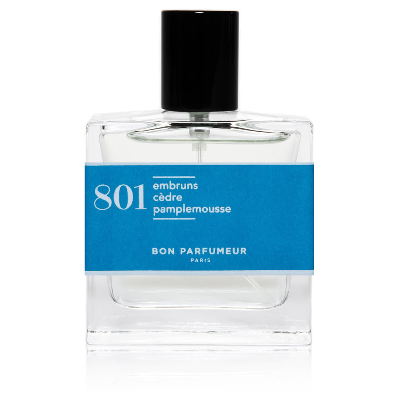 801: Sea Spray / Cedar / Grapefruit Perfume by Bon Parfumeur - Bottle