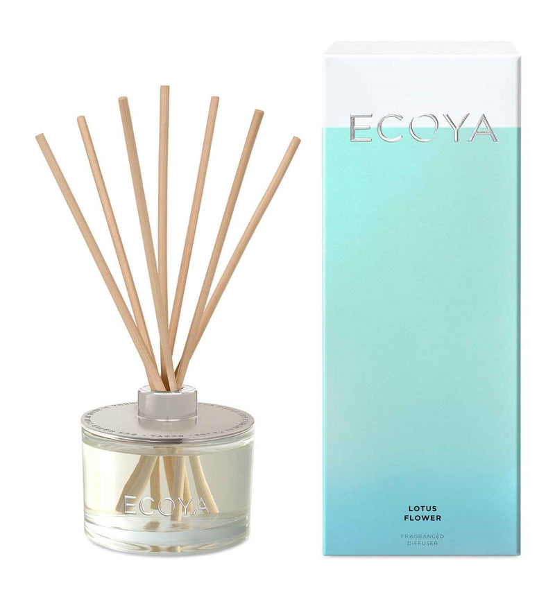 Lotus Flower Reed Diffuser by ECOYA - Diffuser and Box