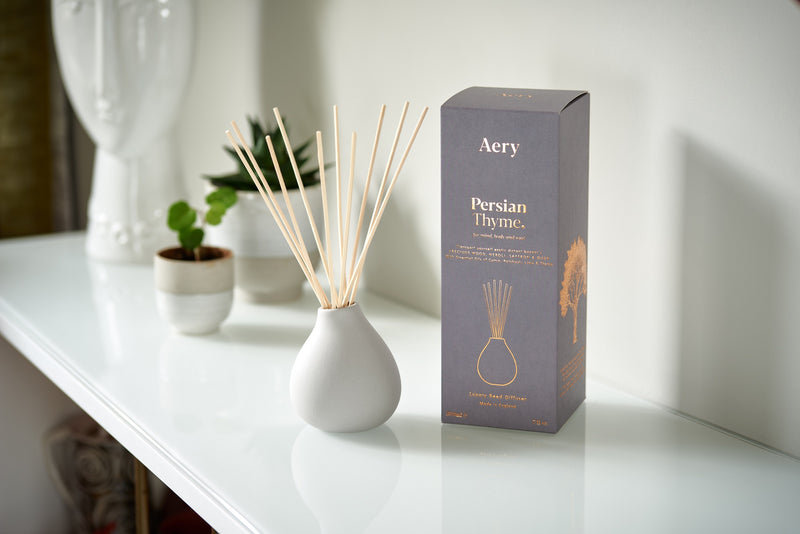 Aery | Persian Thyme Reed Diffuser | Scent Lounge | Lifestyle Image