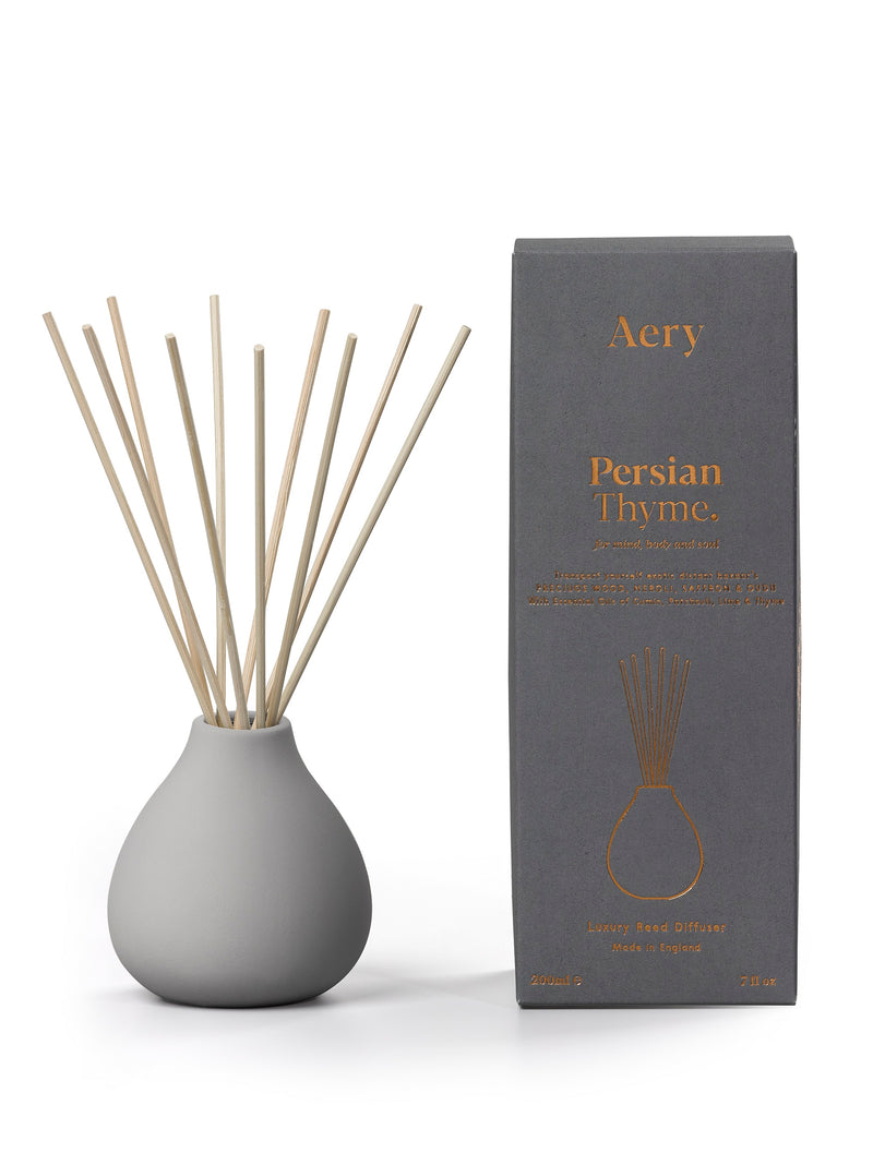 Aery | Persian Thyme Reed Diffuser | Scent Lounge | Full Product Image White Background