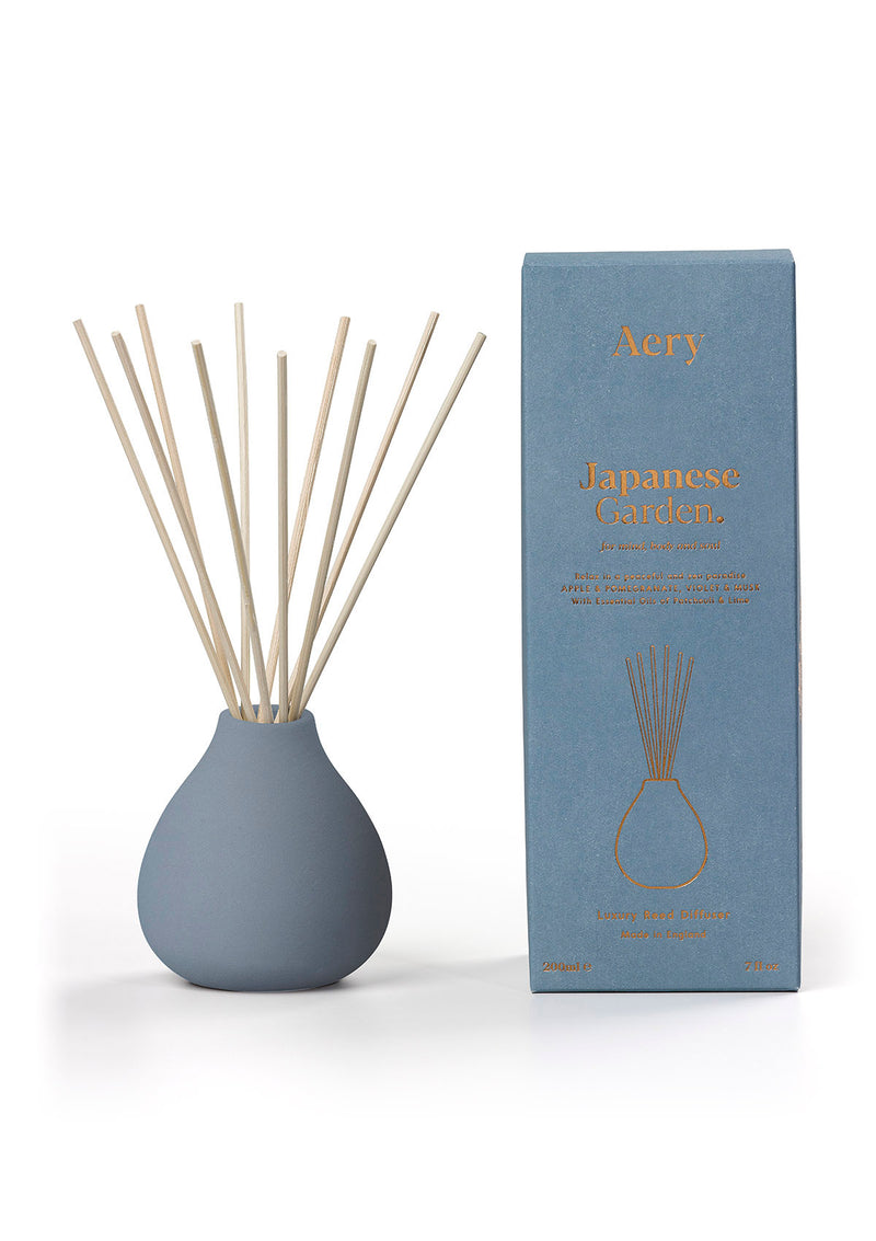 Aery | Japanese Garden Reed Diffuser | Scent Lounge | Full Product White Background