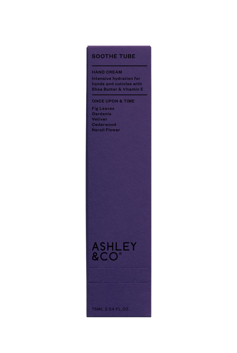 Once Upon & Time Soothe Tube, Hand Cream by Ashley & Co - Purple Box
