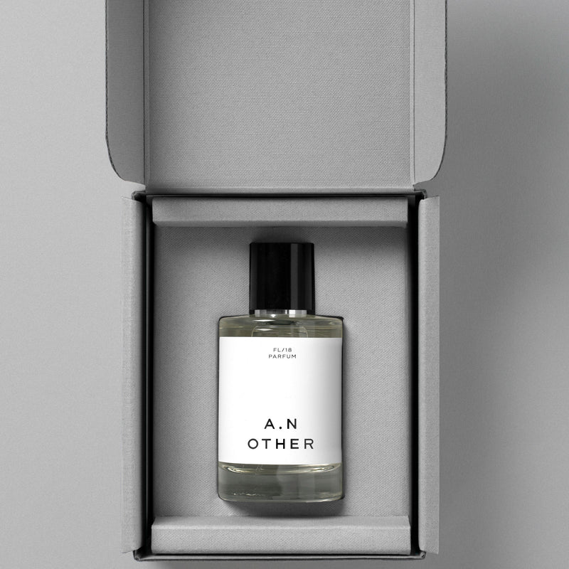 OR/2018 Perfume by A.N. OTHER - Perfume Box Grey and White Label