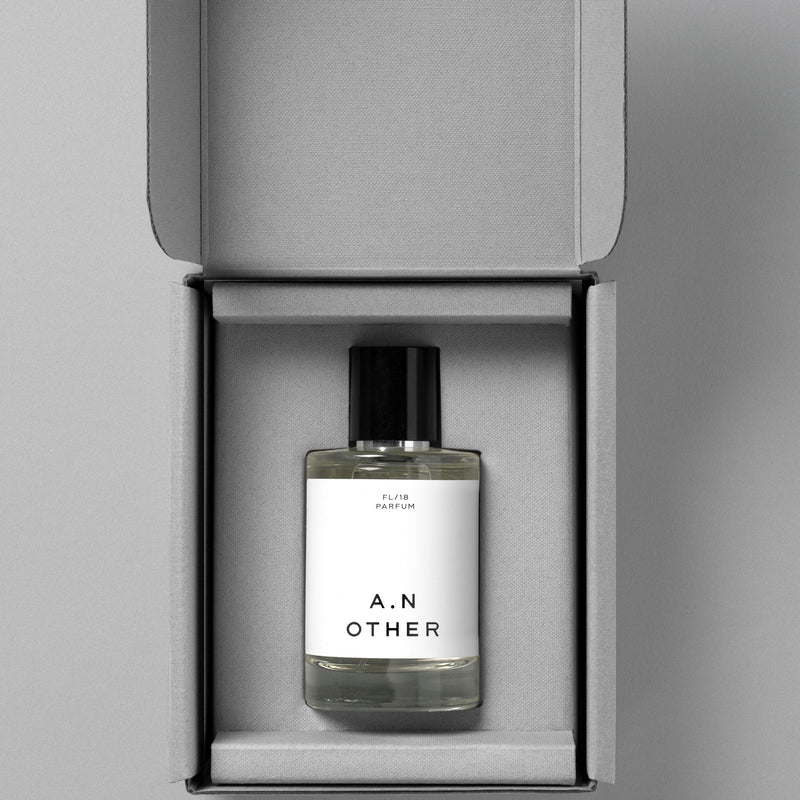 WD/2018 Perfume by A.N. OTHER - Perfume Box Grey and White Label