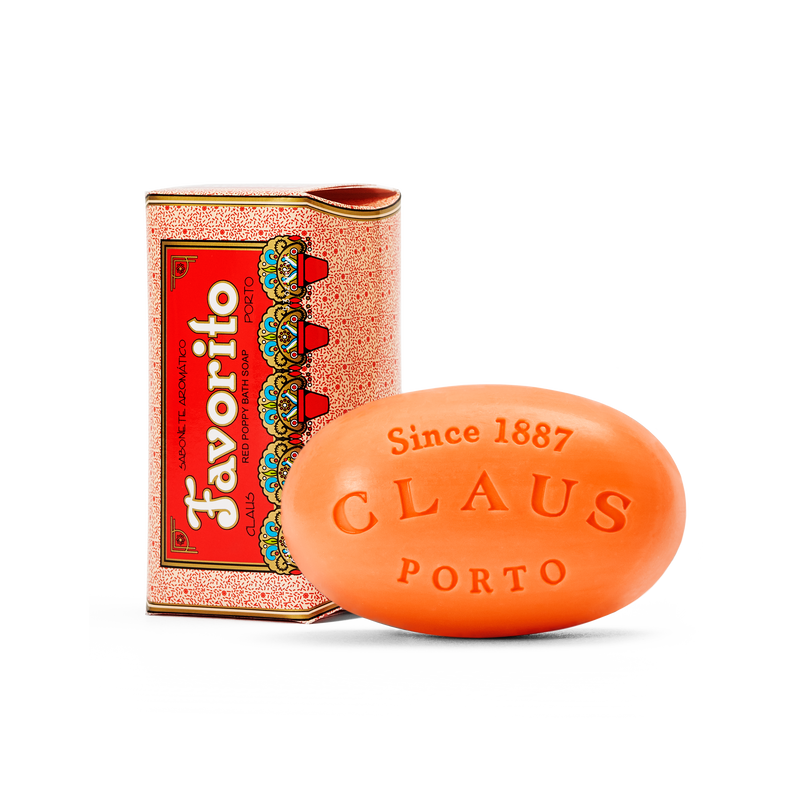 Favorito Red Poppy Soap by Claus Porto - Soap and Packaging
