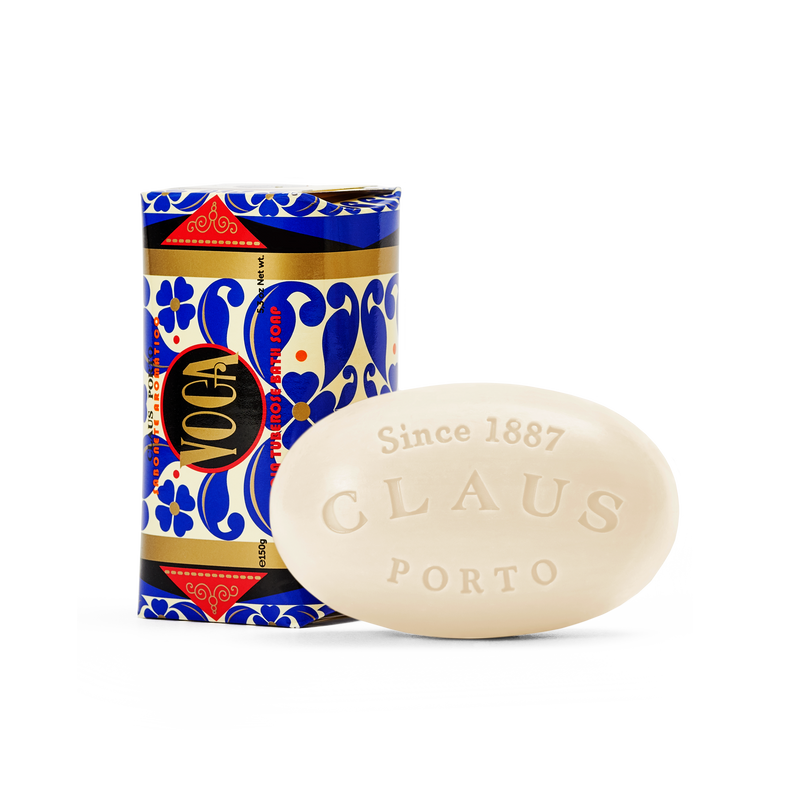 Voga Acacia Tuberose Soap by Claus Porto - Soap and Packaging