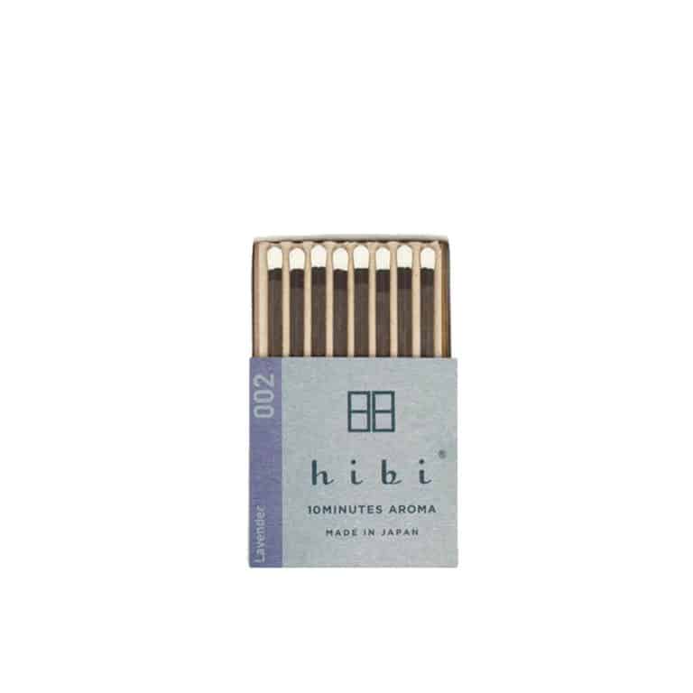 Scent Lounge Hibi Incense Matches Lavender Font