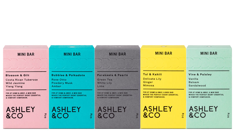 Bubbles & Polkadots Mini Bar, Cleansing Soap Bar Collection by Ashley & Co