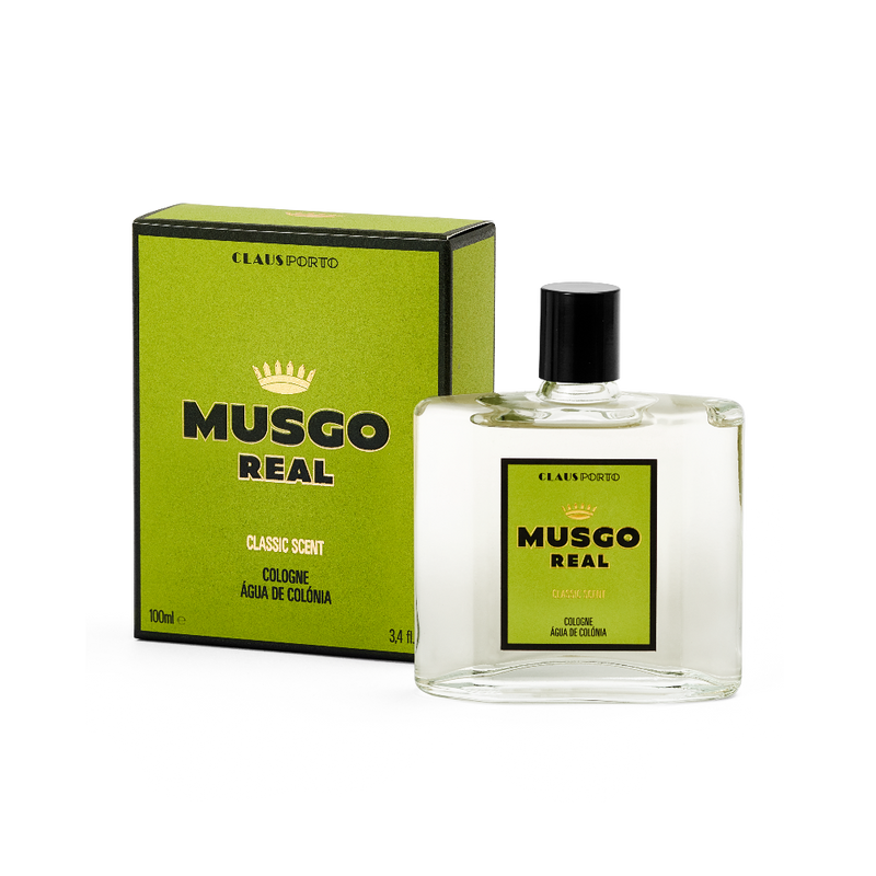 Musgo Real Classic Mens Cologne by Claus Porto - 100ml Bottle and Box