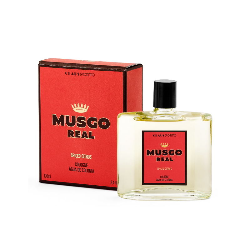 Musgo Real Spiced Citrus Mens Cologne by Claus Porto - 100ml Bottle and Box