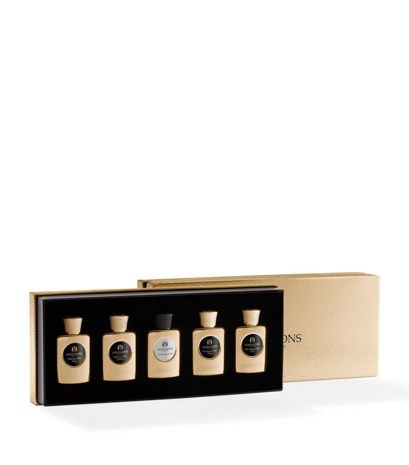Atkinsons | Oud Mini Perfume Set | Scent Lounge | Mini Perfumes in Gold Box