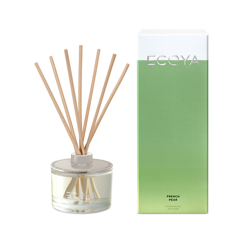 French Pear Reed Diffuser by ECOYA - Diffuser and Box