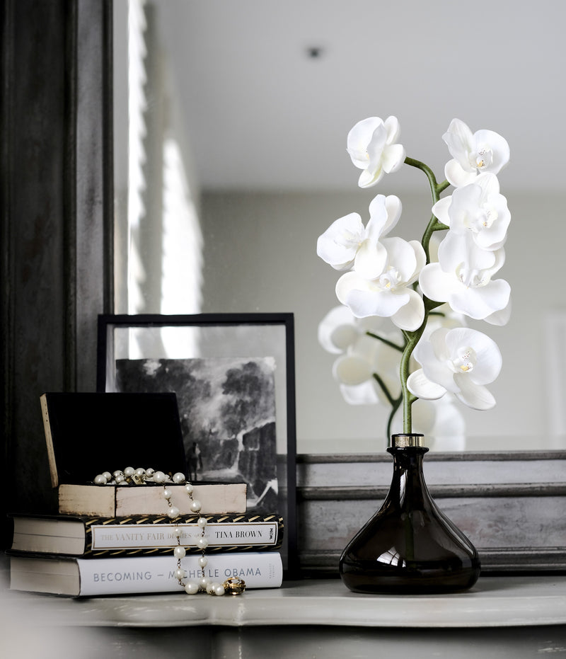 Senti | White Flowers Orchid Diffuser | Scent Lounge | Large Diffuser & Flower Lifestyle Image