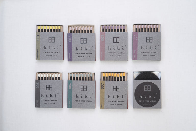 Scent Lounge Hibi Incense Matches Collection